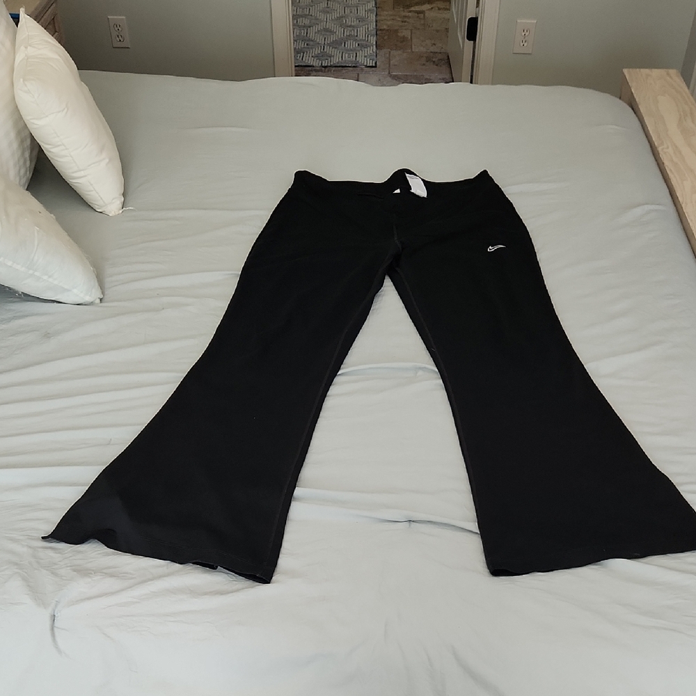 Nike Black Yoga Wide Leg Pants